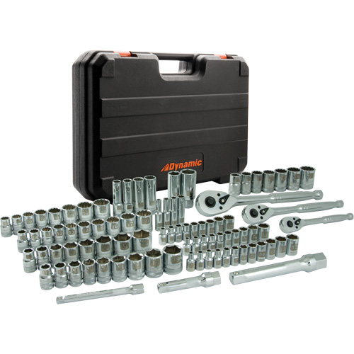 Socket Set with Accessories, 89 Pcs, Deep Distribution Élite MP