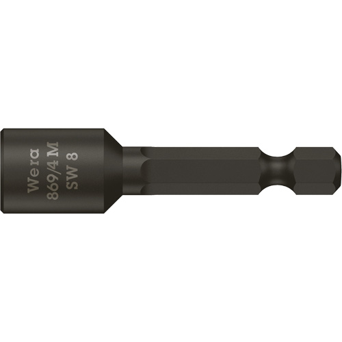 Nutsetters, 8 mm Tip, 1/4" Drive, 50 mm L, Magnetic Distribution Élite MP