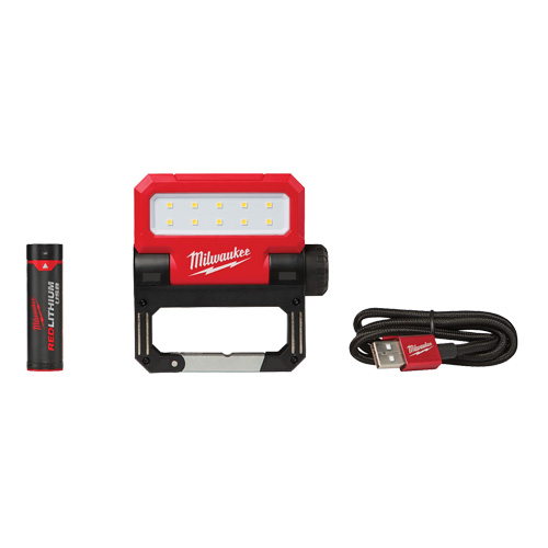 USB Rover Pivoting Flood Light, LED, 550 Lumens, Rechargeable Batteries Distribution Élite MP