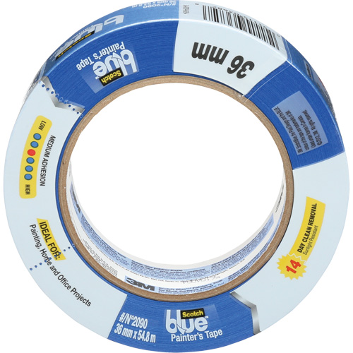ScotchBlue Original Painter's Tape 2090, 36 mm (1-2/5") x 55 m (180'), Blue Distribution Élite MP