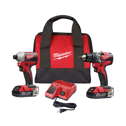 M18 2-Tool Combo Kit, Lithium-Ion, 18 V Distribution Élite MP