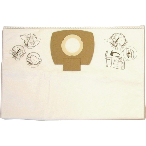 Sacs-filtre en papier pour aspirateur, 8 gal. US Distribution Élite MP