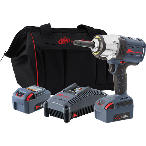 IQv20 Cordless Impact Wrench with 2" Anvil Extension Kit, 20 V, 1/2" Socket Distribution Élite MP
