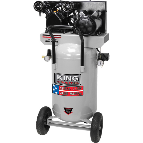 Compresseur &agrave; air, &eacute;lectrique, 24 gal. (29 gal. US), 150 PSI, 120/1/240/1 V Distribution Élite MP