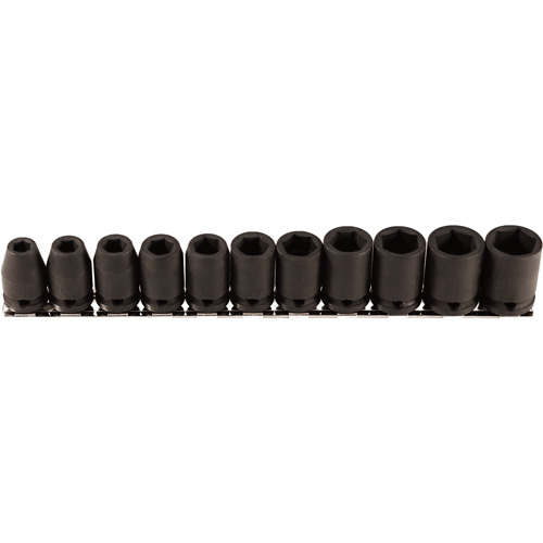 Jeu de douilles, 11 Mcx, Chocs, Prise de 3/8" Distribution Élite MP