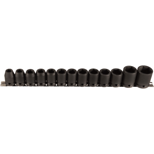Jeu de douilles, 13 Mcx, Chocs, Prise de 1/2" Distribution Élite MP