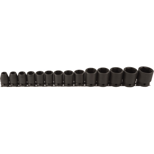 Jeu de douilles, 14 Mcx, Chocs, Prise de 1/2" Distribution Élite MP
