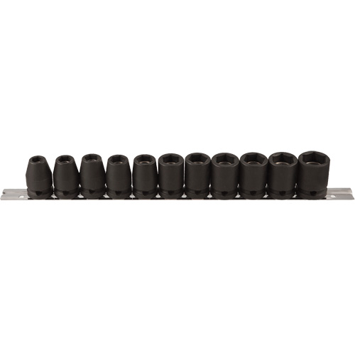 Jeu de douilles, 11 Mcx, Chocs, Prise de 1/2" Distribution Élite MP
