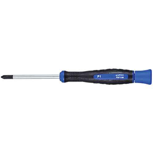 Tournevis Phillips de pr&eacute;cision, #1, 5-7/8" l, Prise Coussin&eacute;e Distribution Élite MP