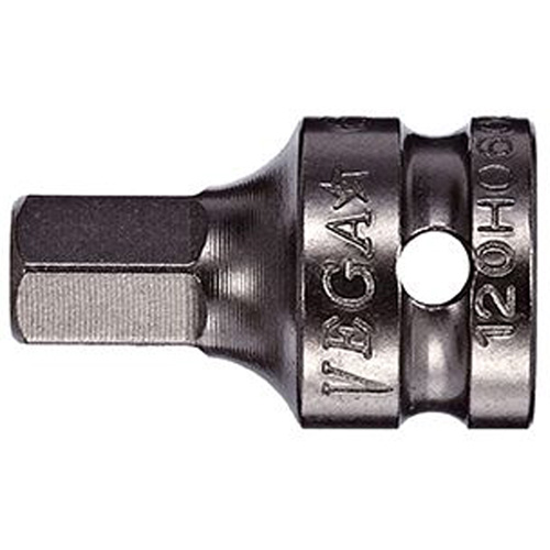Embout &agrave; ins&eacute;rer, Hexagonale, 4 mm x 1" lo, Prise 3/8" Distribution Élite MP