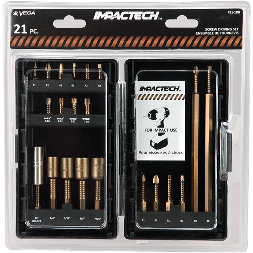 Jeu d'embouts Impactech, 21 M Distribution Élite MP