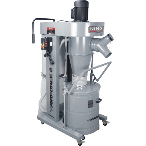 Cyclone Dust Collector, 26" x 47" x 70" Distribution Élite MP