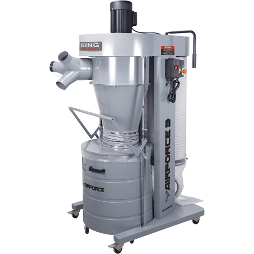 Collecteur de poussi&egrave;re Cyclone, 32" x 40" x 82" Distribution Élite MP