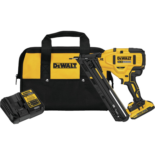 Max XR&reg; Angled Finish Nailer Kit, 20 V, Lithium-Ion Distribution Élite MP