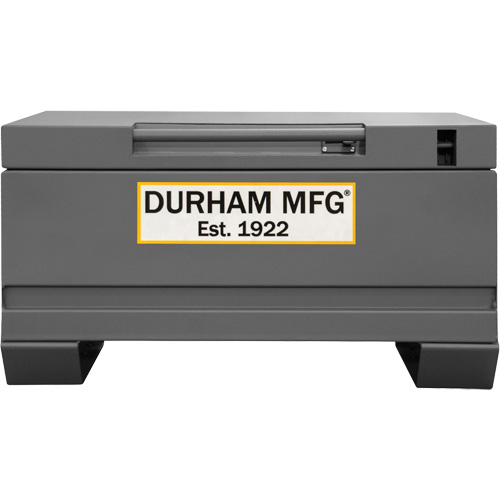 Jobsite Storage Box, 32" x 19" x 17-13/16", Steel, Grey Distribution Élite MP