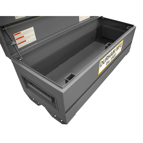 Jobsite Storage Box, 60" x 24" x 22-3/4", Steel, Grey Distribution Élite MP