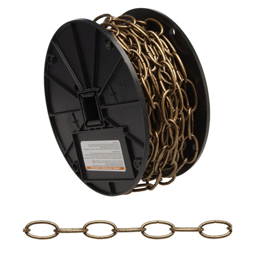 Chaîne d&eacute;corative, Acier au carbone, #10 x 60' (18,3 m) l, Charge d'utilisation 35 lb (0,0175 tonne) Distribution Élite MP