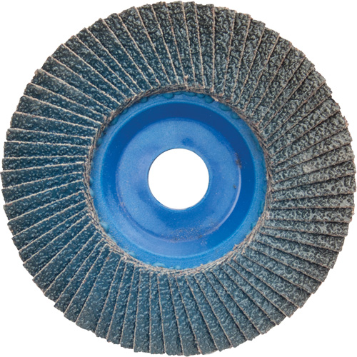 BlueFire R884P Coarse Grit Flap Disc, 5" x 7/8", Type 27, 60 Grit, Zirconia Alumina Distribution Élite MP