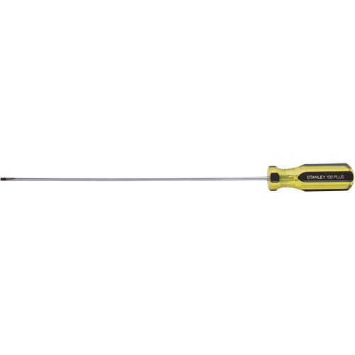 Tournevis d'&eacute;b&eacute;nisterie tr&egrave;s l&eacute;ger 100 PLUS, Tige de 1/8", Ronde, 6-5/8" lo, Prise en Plastique Distribution Élite MP