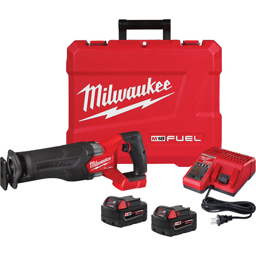 M18 Fuel Sawzall&reg; Reciprocating Saw Kit, 18 V, Lithium-Ion Battery, 3000 SPM Distribution Élite MP