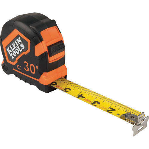 Magnetic Double Hook Tape Measure, 30', 1/16" Graduations Distribution Élite MP