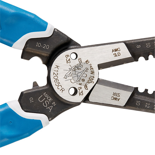 Outil polyvalent Klein-Kurve pour d&eacute;nuder, couper et sertir les fils, 8-1/4" lo, 8 - 20 AWG Distribution Élite MP