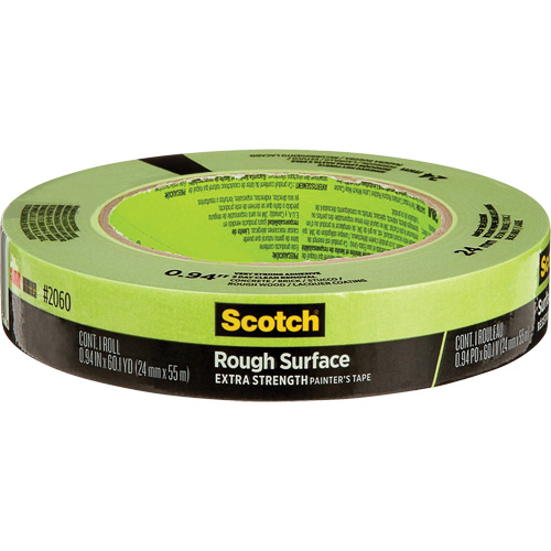 Scotch&reg; Rough Surface Painter's Tape 2060, 24 mm (1") x 55 m (180'), Green Distribution Élite MP