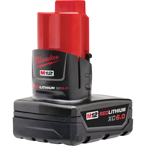 Bloc-piles M12 Redlithium XC 6.0, Lithium-ion, 12 V, 6 Ah Distribution Élite MP