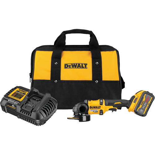Ensemble de meuleuse sans balai FlexVolt Max avec frein antirecul, Roue de 4-1/2" - 6", 60 V Distribution Élite MP