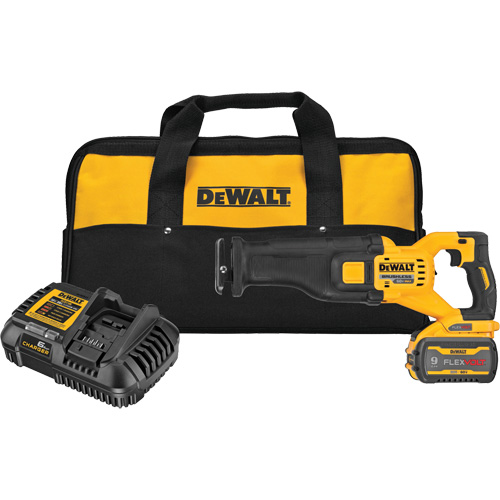 FlexVolt&reg; Max Brushless Reciprocating Saw Kit, 60 V, Lithium-Ion Battery, 0-3000 SPM Distribution Élite MP
