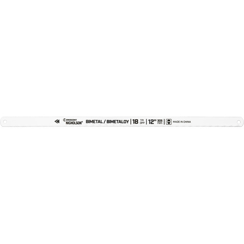 Bi-Metaloy&reg; Hacksaw Blades, Bi-Metal, 12" L, 18 TPI Distribution Élite MP