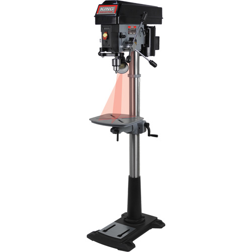 Variable Speed Drill Press, 15", 5/8" Chuck, 3300 RPM Distribution Élite MP