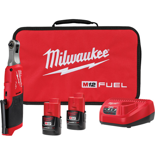 M12 Fuel High Speed Ratchet Kit, 12 V, 1/4" Drive Distribution Élite MP