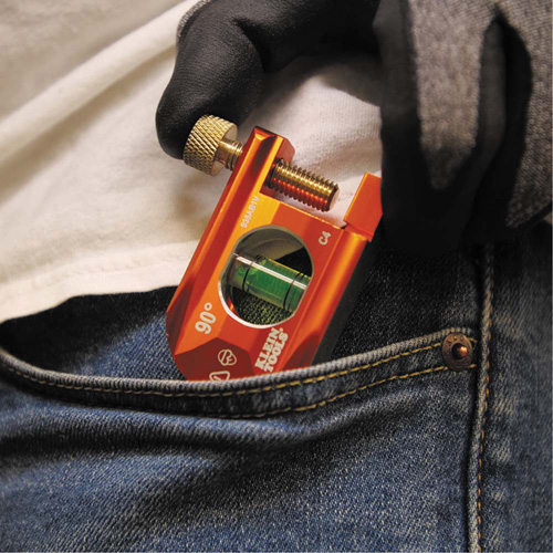 ACCU-BEND Level, 2.5" L, Aluminum, 1, Non-Magnetic Distribution Élite MP
