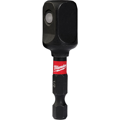 Shockwave Impact Socket Adapters, 1/4" Drive Size, 1/2" Male Size, Ball, 2" L Distribution Élite MP