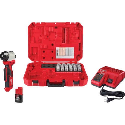 Trousse de pince &agrave; d&eacute;nuder M12 avec 17 bagues en cuivre THHN/XHHW Distribution Élite MP