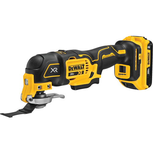 Ensemble pour outil polyvalent oscillant sans balai et sans fil &agrave; 3 vitesses XR, 20 V, Lithium-ion Distribution Élite MP