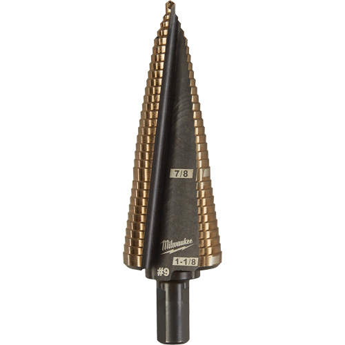 Foret &eacute;tag&eacute;, 7/8"/#9 - #9/1-1/8", Incr&eacute;ments de 1/32", Acier rapide au cobalt Distribution Élite MP