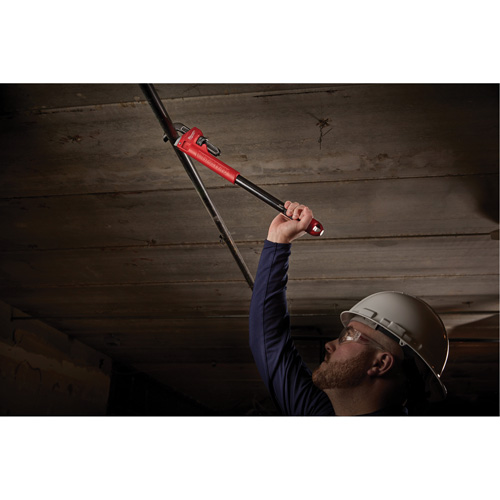 Cl&eacute; &agrave; tuyau adaptable Cheater, Cap des m&acirc;choires 2-1/2", Longueur 18"/24"/10", Fini Rev&ecirc;tement en poudre, Prise Ergonomique Distribution Élite MP