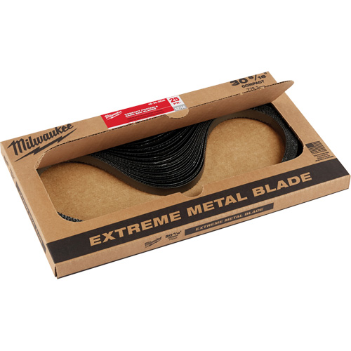 Lames-ruban pour coupes de m&eacute;taux extr&ecirc;mes, Acier rapide, 30-9/16" lo x 1/2" la x &eacute;paisseur 0,02", 8/10 dents par pouce Distribution Élite MP