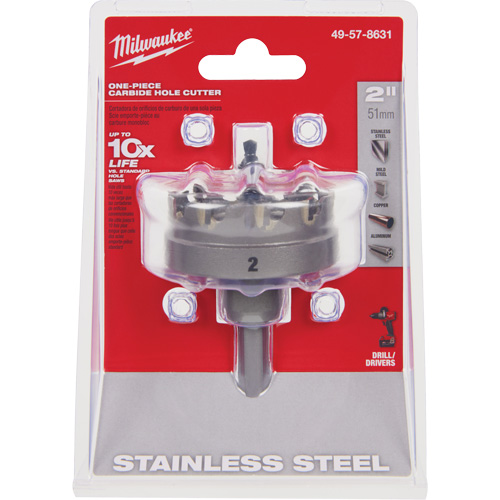 One-Piece Carbide Hole Cutters, 2", 3/16" Depth of Cut Distribution Élite MP