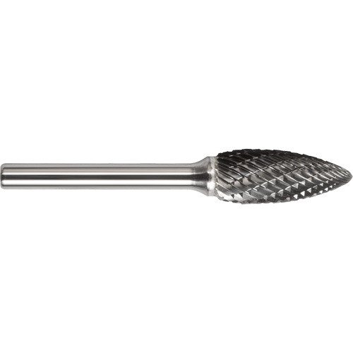 Drillco&reg; Magnum Double Cut Solid Carbide Burr, SF-3, 3/8" Dia., 3/4" Depth of Cut Distribution Élite MP