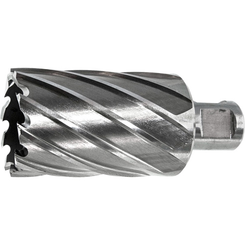 Fraise annulaire Drillco, Diam&egrave;tre de 7/16", Acier rapide, Profondeur de la coupe de 1", Tige 3/4" Distribution Élite MP