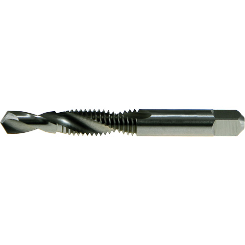 Drillco&reg; Combined Tap & Drill, #4, High Speed Steel, 118° Point Distribution Élite MP