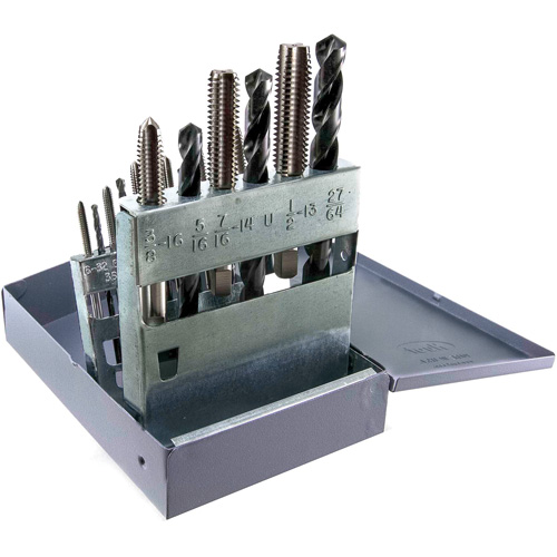DRILLCO Tap & Drill Set, 18 Pieces Distribution Élite MP