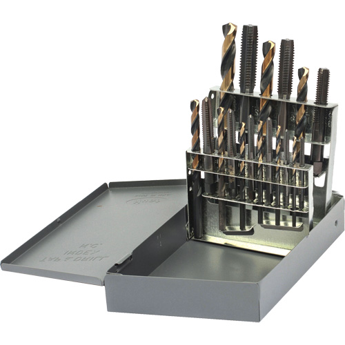 DRILLCO Tap & Drill Set, 18 Pieces Distribution Élite MP