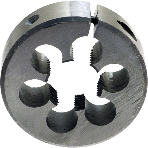 Fili&egrave;re ronde ajustable pour tuyaux DRILLCO, dia. 1", Filet de 1/8"-27, Acier rapide Distribution Élite MP
