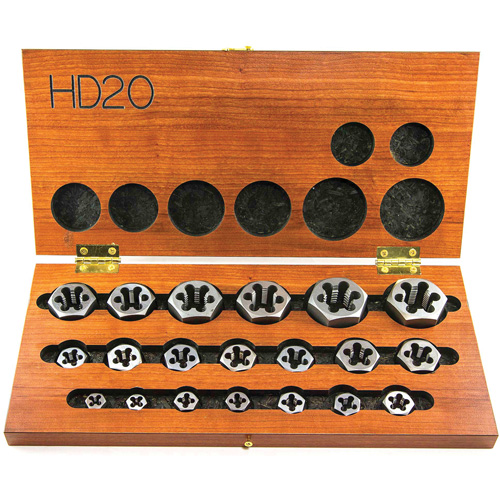 Jeu de fili&egrave;res hexagonales &agrave; fileter DRILLCO, 20 Morcea Distribution Élite MP