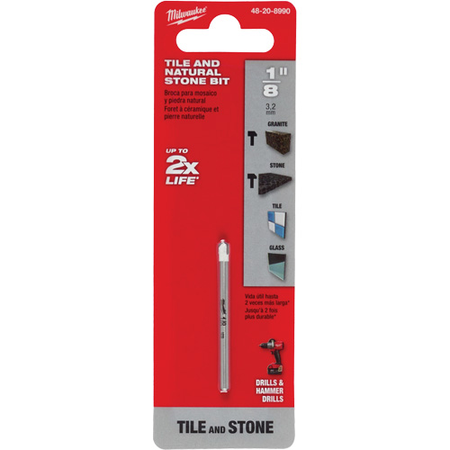 Natural Stone Bit, 1/8", Carbide Distribution Élite MP