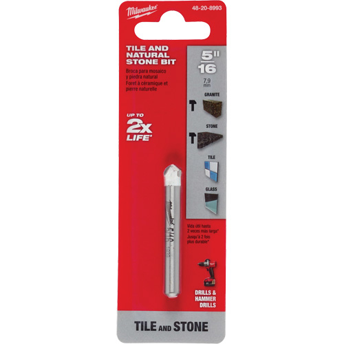 Natural Stone Bit, 5/16", Carbide Distribution Élite MP